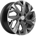 Диск Khomen Wheels KHW1402 5,5x14 4x98 ET35.0 D58.5 Gray-FP