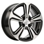 Диск Khomen Wheels KHW1502 (Vesta) 6x15 4x100 ET50.0 D60.1 Black-FP
