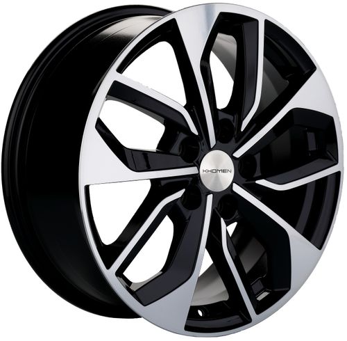 210378429_main Диск Khomen Wheels KHW1703 (Qashqai) 7x17 5x114,3 ET40.0 D66.1 Black-FP — изображение 1