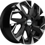Диск Khomen Wheels KHW1508 (Logan/Sandero) 6x15 4x100 ET40.0 D60.1 Black-FP