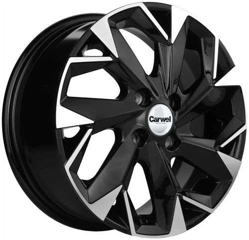 210660942_main Диск Khomen Wheels KHW1508 (Logan/Sandero) 6x15 4x100 ET40.0 D60.1 Black-FP — изображение 1