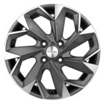 Диск Khomen Wheels KHW1508 (Rio) 6x15 4x100 ET46.0 D54.1 Gray-FP