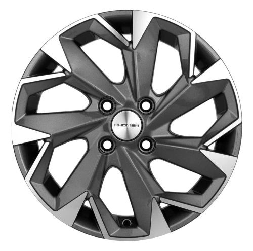 210742220_main Диск Khomen Wheels KHW1508 (Rio) 6x15 4x100 ET46.0 D54.1 Gray-FP — изображение 1