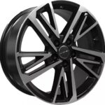 Диск Khomen Wheels KHW1815 (Geely Atlas (Pro) / Changan CS75) 8x18 5x114,3 ET45.0 D60.1 Black-FP