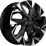 Диск Khomen Wheels KHW1508 (Cobalt) 6x15 4x100 ET39.0 D56.6 Black-FP