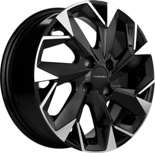 211424226_main Диск Khomen Wheels KHW1508 (Cobalt) 6x15 4x100 ET39.0 D56.6 Black-FP — изображение 1