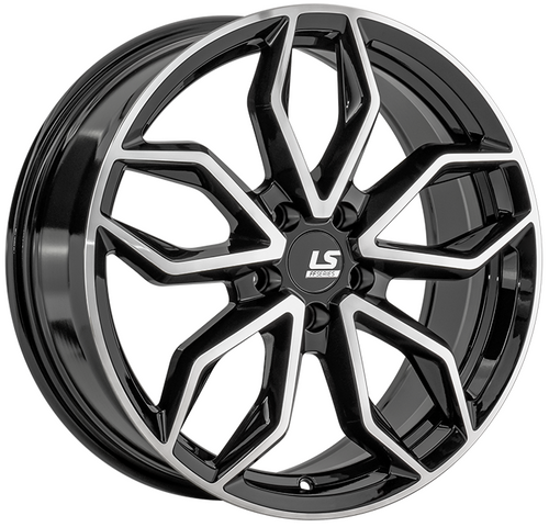 211491737_main Диск LS FlowForming RC104 7,5x18 5x114,3 ET45.0 D67.1 BKF — изображение 1