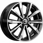 Диск КиК КС974 (16_Taos) 6,5x16 5x112 ET43.0 D57.1 Алмаз черный