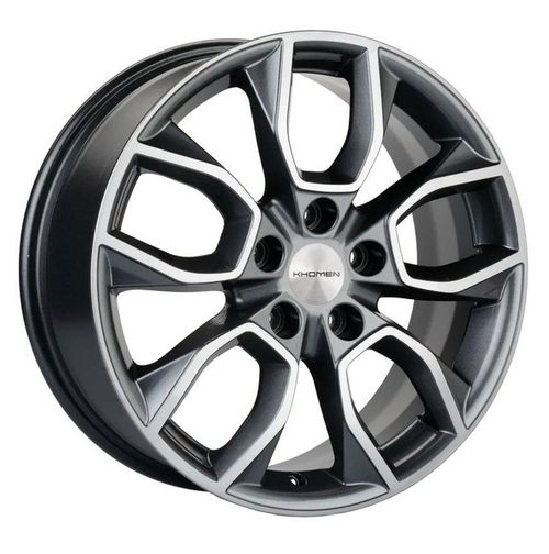 212259529_main Диск Khomen Wheels KHW1713 (Hyundai Elantra) 7x17 5x114,3 ET49.0 D67.1 Black-FP — изображение 1