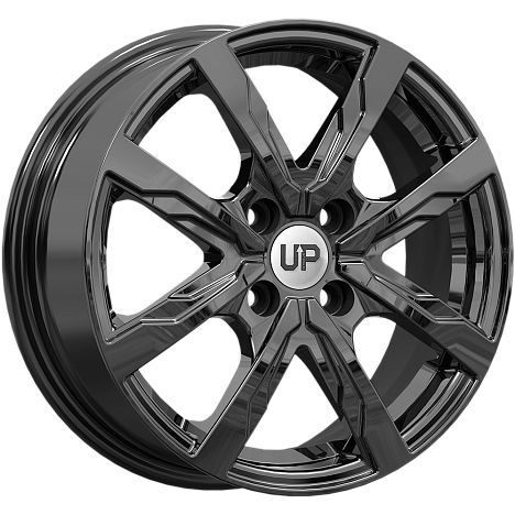 212315080_main Диск Wheels Up Up122 6x15 4x100 ET37.0 D60.1 New Black — изображение 1