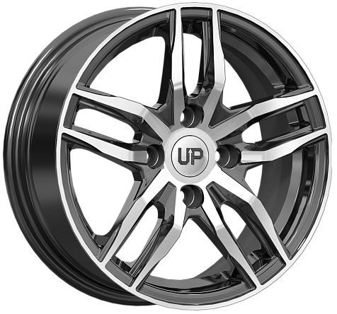 212315088_main Диск Wheels Up UP125 6x15 4x98 ET35.0 D58.5 New Black — изображение 1