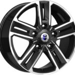 Диск КиК Backfire 8x18 5x114,3 ET45.0 D67.1 Алмаз черный