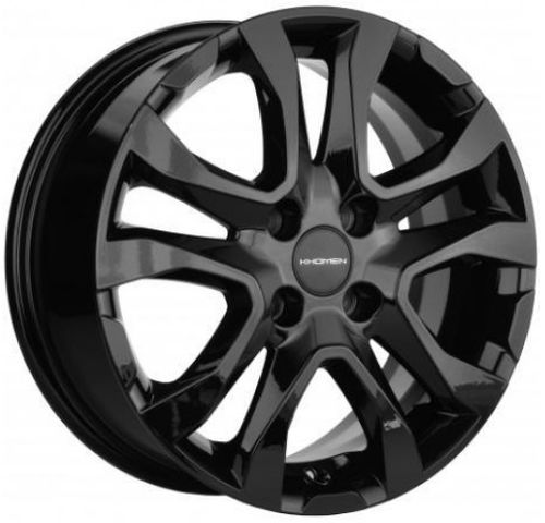 212439877_main Диск Khomen Wheels KHW1503 (Cobalt) 6x15 4x100 ET39.0 D56.6 Black-FP — изображение 1