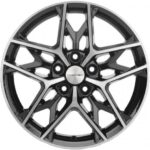 Диск Khomen Wheels KHW1709 (CX-5/Seltos/Optima) 7x17 5x114,3 ET50.0 D67.1 Black-FP