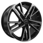 Диск Khomen Wheels KHW1815 (Sportage/Tucson) 8x18 5x114,3 ET51.0 D67.1 Black-FP