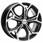 Диск Khomen Wheels KHW1702 (DFM580) 7x17 5x110 ET45.0 D67.1 Black-FP