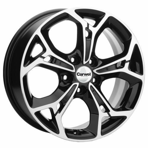 212871317_main Диск Khomen Wheels KHW1702 (DFM580) 7x17 5x110 ET45.0 D67.1 Black-FP — изображение 1