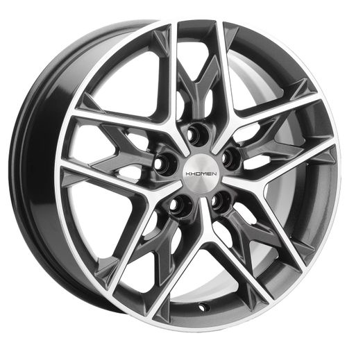 212871325_main Диск Khomen Wheels KHW1709 (DFM580) 7x17 5x110 ET45.0 D67.1 Black-FP — изображение 1