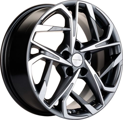 212871326_main Диск Khomen Wheels KHW1716 (Changan CS35 Plus) 7x17 5x110 ET46.0 D63.3 Gray-FP — изображение 1