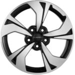Диск Khomen Wheels KHW1724 (FAW Besturn X80) 7x17 5x114,3 ET45.0 D67.1 Black-FP