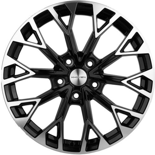 213150067_main Диск Khomen Wheels KHW1718 7x17 5x108 ET49.0 D59.5 Black-FP — изображение 1