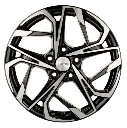 213151076_main Диск Khomen Wheels KHW1716 7x17 5x114,3 ET40.0 D66.1 Black-FP — изображение 1