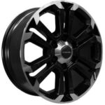 Диск Khomen Wheels KHW1817 (Fortuner/Hilux) 7,5x18 6x139,7 ET30.0 D106.1 Black-FP
