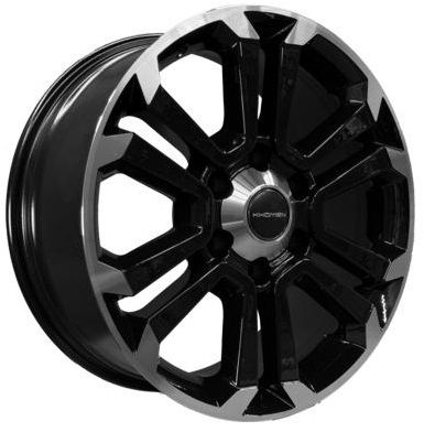 213155072_main Диск Khomen Wheels KHW1817 (Fortuner/Hilux) 7,5x18 6x139,7 ET30.0 D106.1 Black-FP — изображение 1