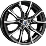 Диск КиК Твист 7,5x17 5x115 ET44.0 D70.2 Алмаз черный
