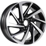 Диск KDW KD1530 6x15 4x98 ET38.0 D58.6 Black Front Polished