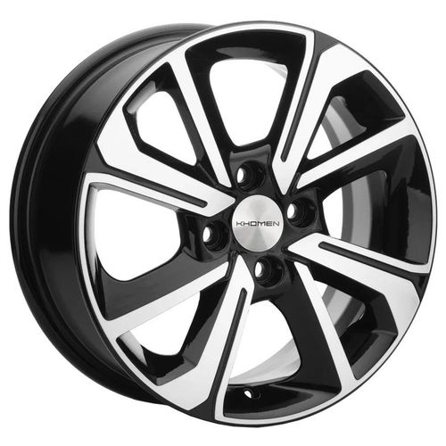 213588874_main Диск Khomen Wheels KHW1501 6x15 4x100 ET37.0 D60.1 Black-FP — изображение 1