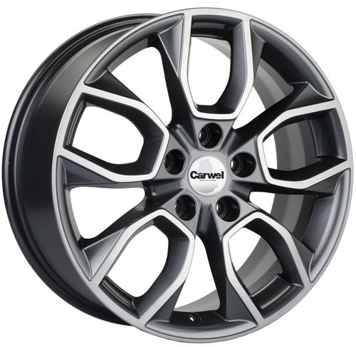 214157538_main Диск Khomen Wheels KHW1713 7x17 5x114,3 ET45.0 D67.1 Black-FP — изображение 1