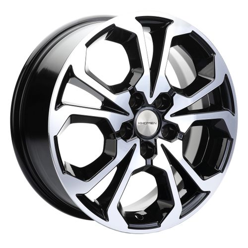 214157555_main Диск Khomen Wheels KHW1711 6,5x17 5x114,3 ET50.0 D66.1 Gray-FP — изображение 1