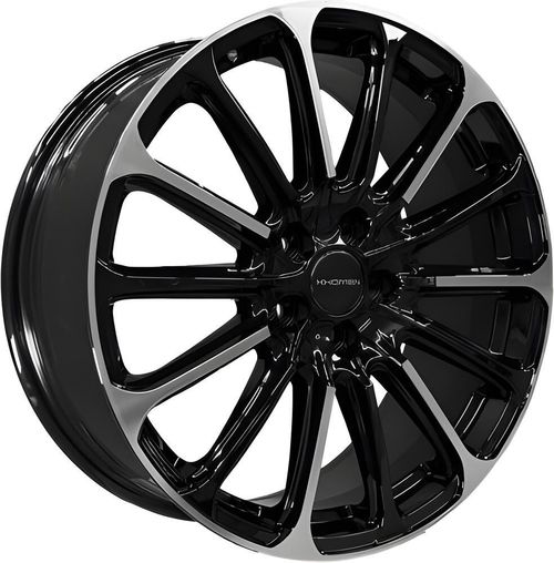 215234484_main Диск Khomen Wheels KHW1910 (Nissan X-Trail) 7,5x19 5x114,3 ET45.0 D66.1 Black-FP — изображение 1