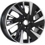 Диск KDW KD1580 6x15 4x100 ET46.0 D54.1 Black Front Polished