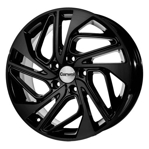 215378850_main Диск Carwel Калкан 7x17 5x114,3 ET45.0 D67.1 BK — изображение 1