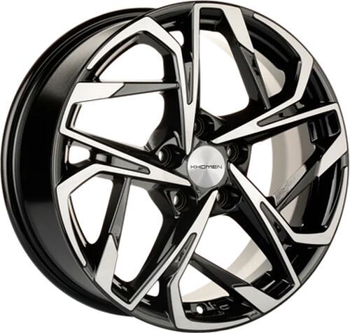 21586797_main Диск Khomen Wheels KHW1716 (Jac/Москвич 3) 7x17 5x108 ET40.0 D54.1 Black — изображение 1