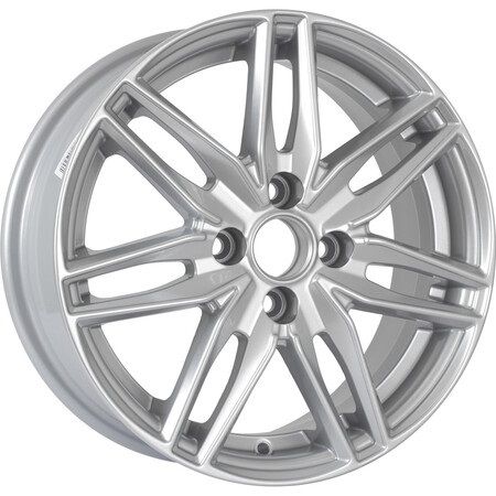 216022466_main Диск KDW KD1570 6x15 4x100 ET40.0 D60.1 Silver Painted — изображение 1