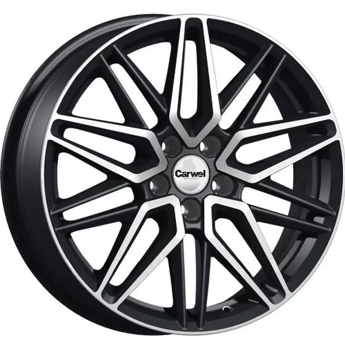 216154316_main Диск Carwel Вайс 7x18 5x114,3 ET53.0 D54.1 BK — изображение 1