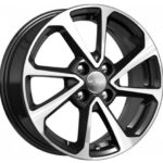 Диск КиК КС861 (15_Vesta) 6x15 4x100 ET50.0 D60.1 Алмаз черный