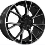 Диск PDW Wheels 5407 9,5x19 5x112 ET33.0 D66.6 Gloss Black Machine