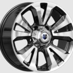 Диск КиК Ла-Пас 8x18 5x139,7 ET0.0 D108.5 Алмаз черный