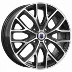 Диск КиК Лилиом 6x16 4x100 ET41.0 D60.1 Алмаз черный