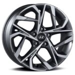 Диск Khomen Wheels KHW1716 (Hyundai Elantra) 7x17 5x114,3 ET49.0 D67.1 Black