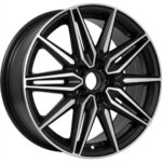 Диск KDW KD1670 6,5x16 5x114,3 ET50.0 D67.1 Black Front Polished