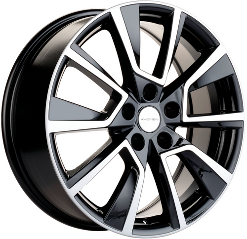 217395521_main Диск Khomen Wheels KHW1604 (Prius) 6x16 5x100 ET40.0 D54.1 Black-FP — изображение 1