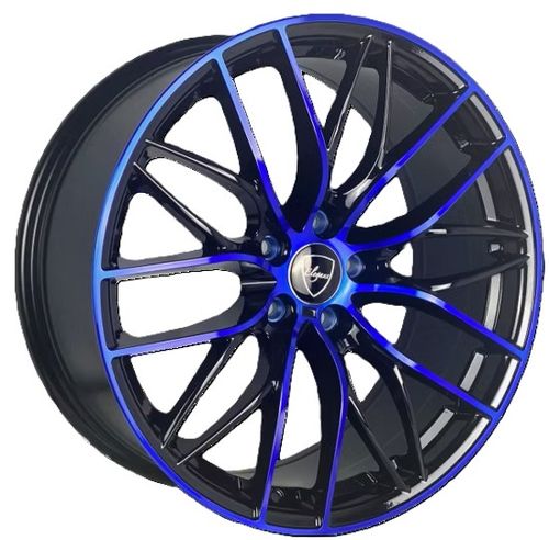 217550247_main Диск Replica ST E010 8,5x20 5x114,3 ET35.0 D72.6 Gloss Black Blue — изображение 1