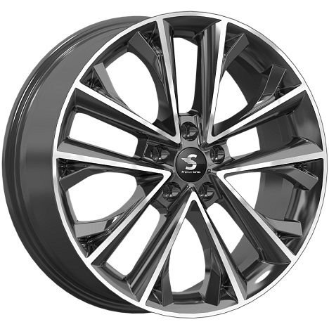 217742384_main Диск Premium Series КР012 (18_EXEED TXL) 7x18 5x108 ET36.0 D65.1 Diamond gloss Graphi — изображение 1