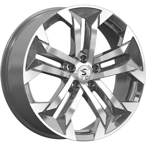 217767427_main Диск Premium Series КР015 (19_Geely Tugella) 7,5x19 5x108 ET46.0 D63.3 Diamond gloss Graphi — изображение 1