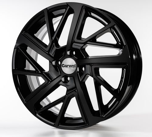 217987850_main Диск Carwel Мадон 6,5x17 5x108 ET33.0 D60.1 BK — изображение 1